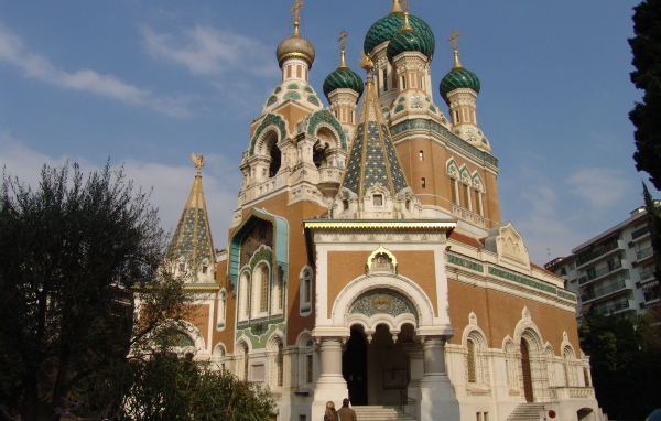 Церковь в городе Ницца, Франция