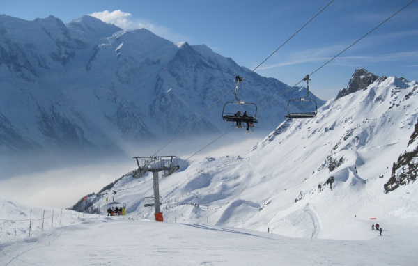 Подъемник на курорте Шамони, Франция