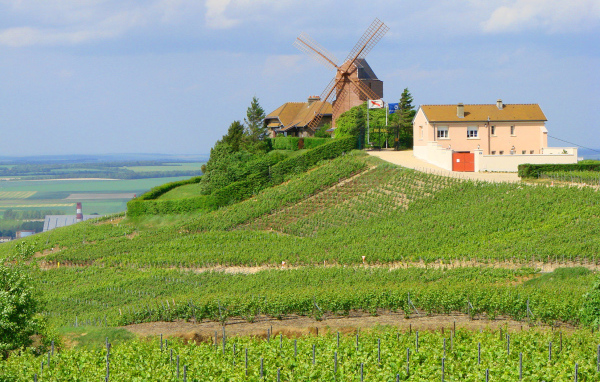 Мельница в провинции Шампань, Франция