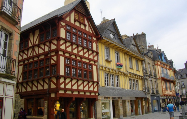 Старинные дома в Бретань, Франция