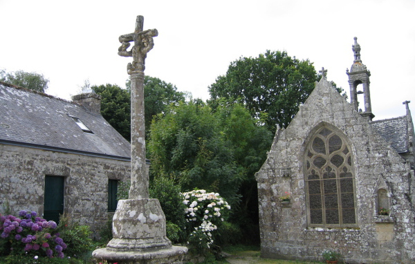 Старинная церковь в Бретань, Франция