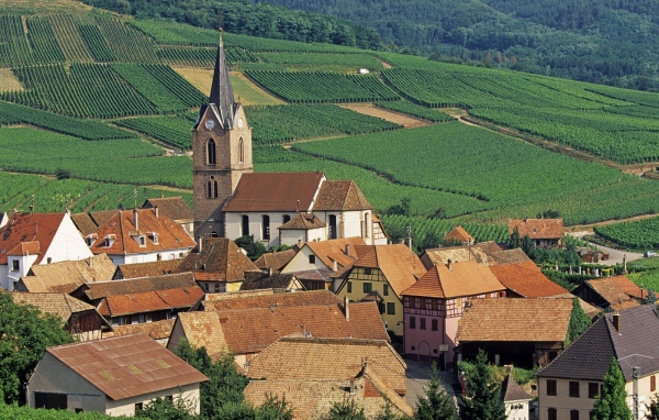 Деревушка в Эльзасе, Франция