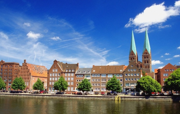 Старинная улица в Берлине