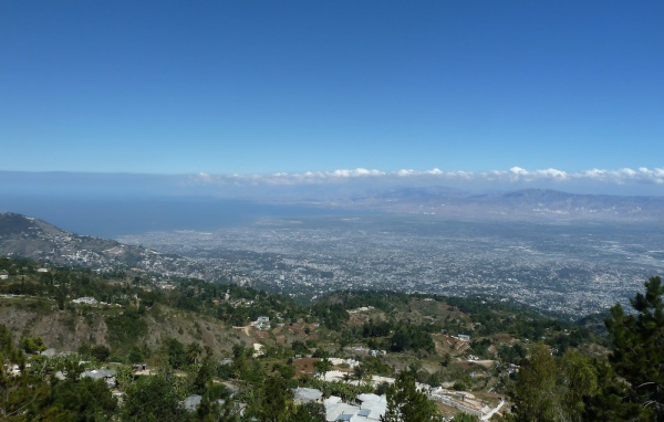 Горный пейзаж в Гаити