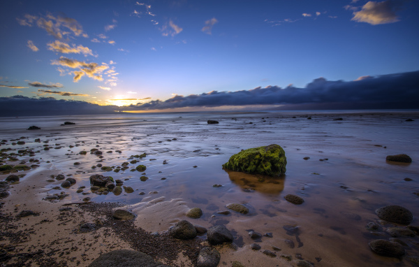 Закат на пляже Каанапали, Гавайи