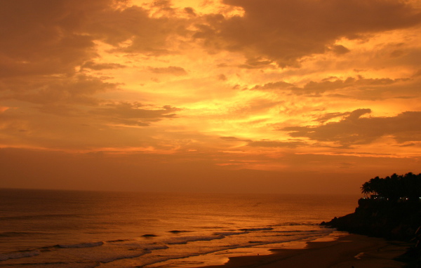 После заката в Варкале