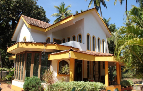 Красивые дома в Гоа