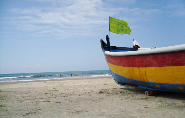 Boat on the beach in Arambol