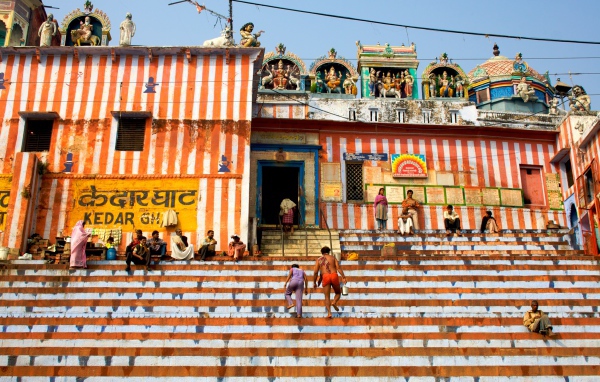 Красочные улицы в Варанаси