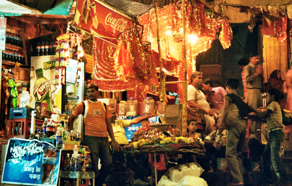Ночной рынок в Варанаси