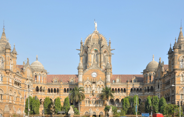 Железнодорожная станция в Мумбай