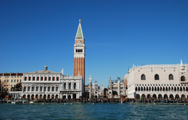 Колокольня собора в Венеции, Италия