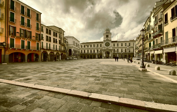 Главная площадь в Падуе, Италия