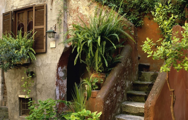 Старинный дом в Риме, Италия