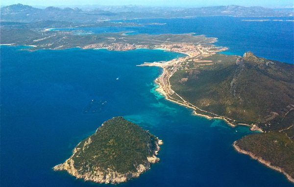 Panorama on the Costa Smeralda, Italy