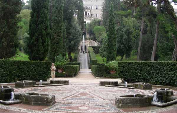 Парк в Тиволи, Италия