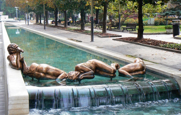 Парк на курорте Абано Терме, Италия