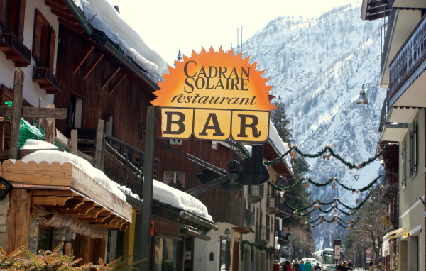 Ресторан на горнолыжном курорте Курмайор, Италия