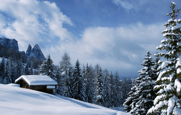 Зимний отдых на горнолыжном курорте Валь Гардена, Италия
