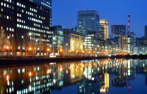 Набережная в Токио