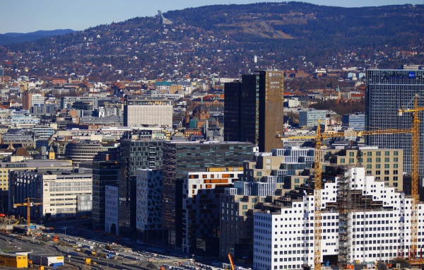 Панорамный вид на Осло