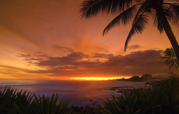 Закат в Перу