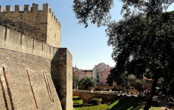 Красивый вид в Лиссабоне