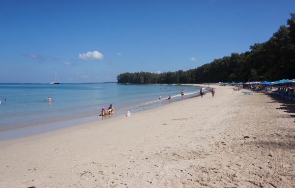 Осенний отдых на пляже на острове Тао, Таиланд