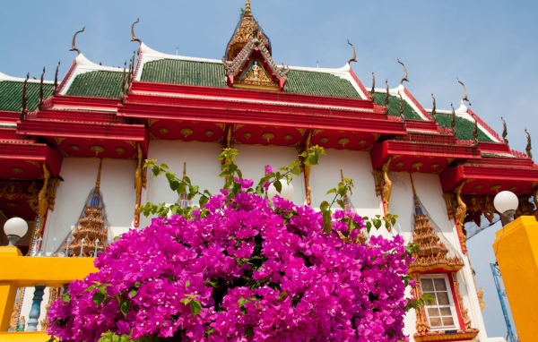 Буддийский храм на курорте Хуа Хин, Таиланд