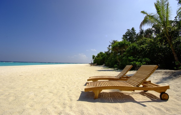 Бескрайний пляж на острове Самет, Таиланд