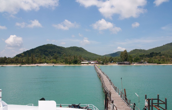 Пристань на острове Тао, Таиланд