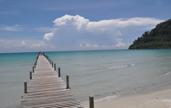 Морской пирс на острове Ко Куд, Таиланд