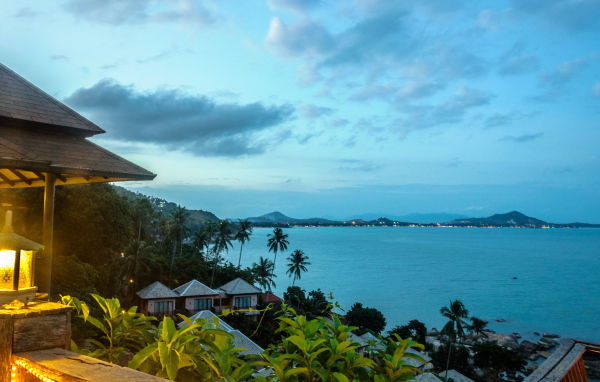 Вид на залив на острове Самуи, Таиланд