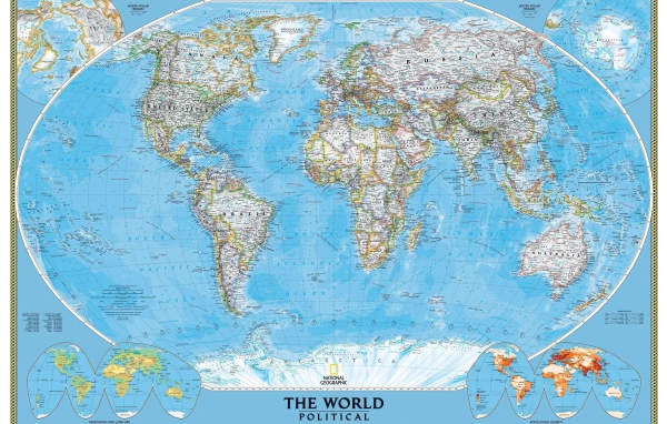 Политическая карта Мира
