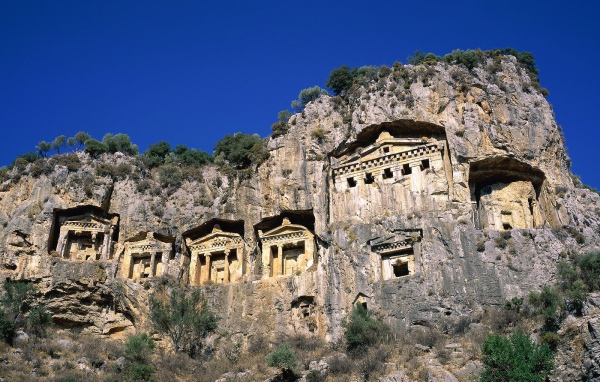 Древние здания в Мармарис, Турция