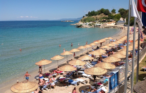 Пляж в Кушадасы, Турция