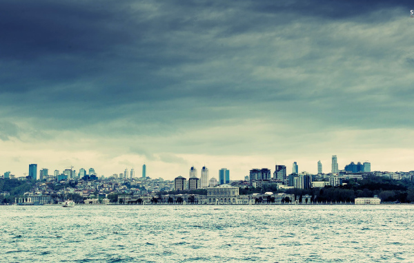 Пасмурный день в Стамбуле