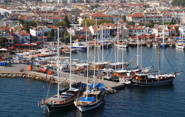 Гавань в Мармарис, Турция