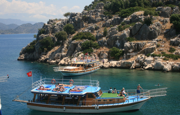 У побережья Фетхие, Турция