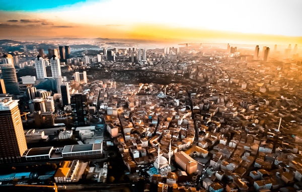 Панорама города Стамбула