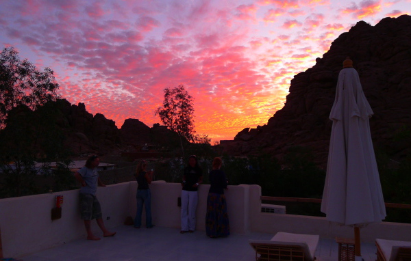 Закат солнца в Мерсине, Турция