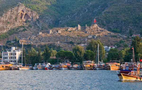 Гавань города Фетхие, Турция