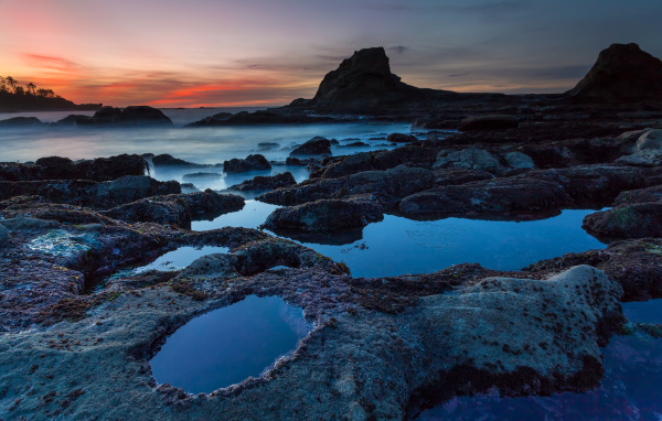 Красивая природа США на закате