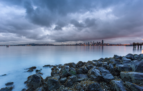 Канун Рождества в Сиэтле, США