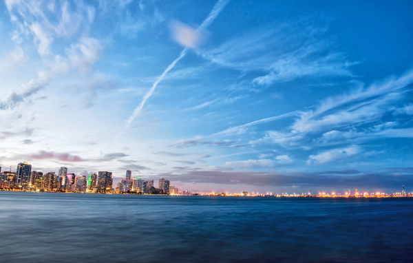 Clear Skies over Miami