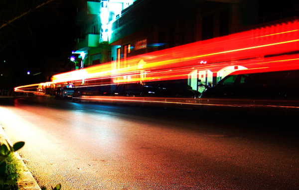 Ночное движение в Майами