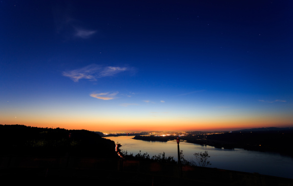 Закат в Портленде, Орегон, США