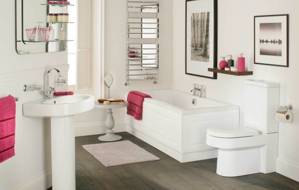 Ванная комната в белом стиле