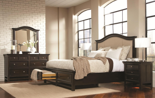 Бежевый цвет в спальне