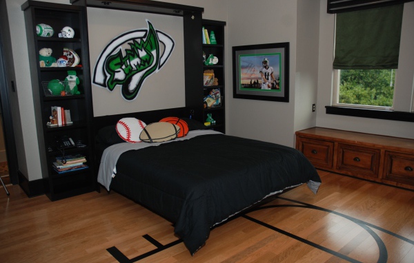 Черный стиль в детской комнате